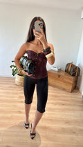 CORSET BORDEAUX 