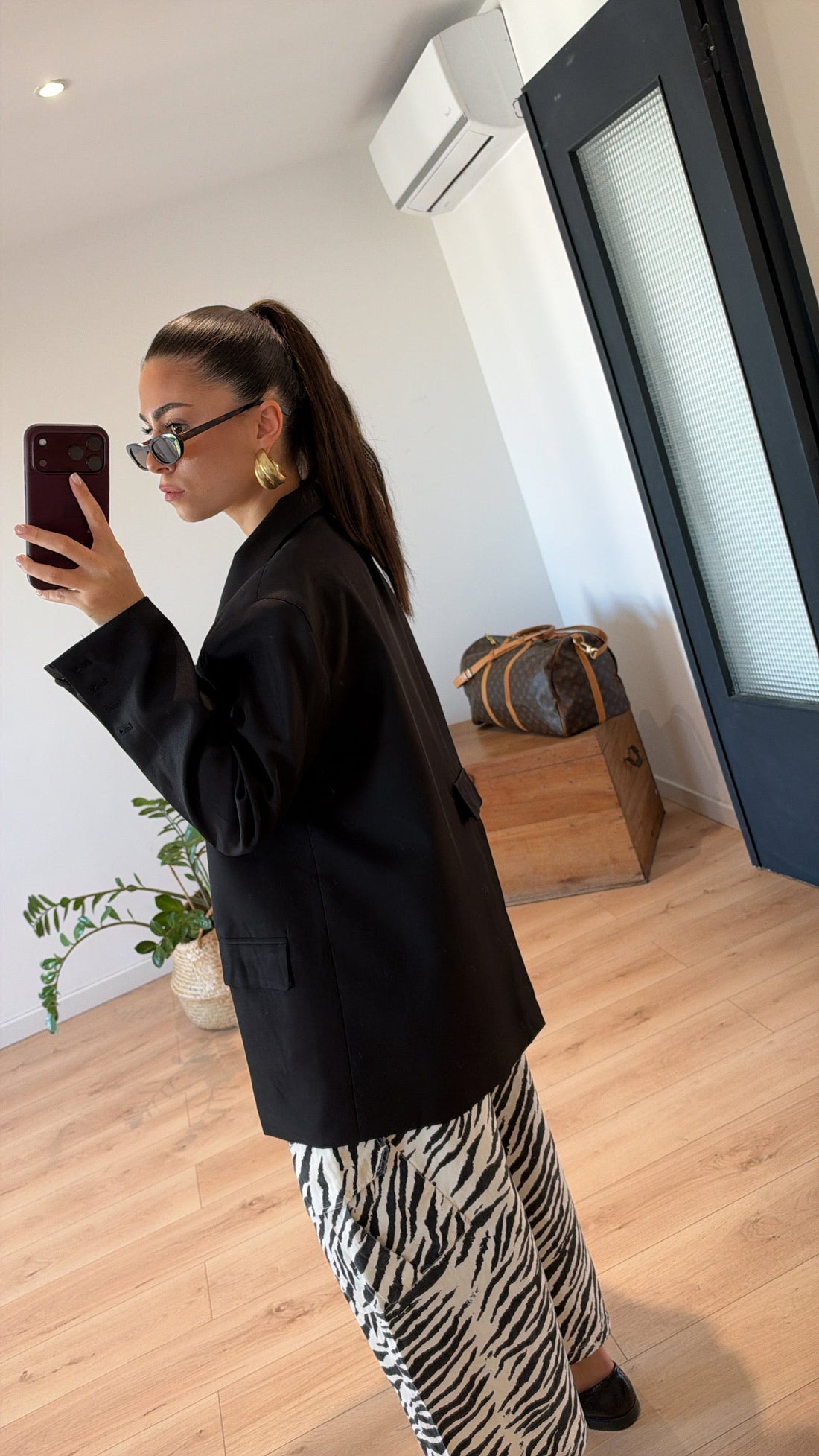 BLAZER "FLORA" NOIR PRE COMMANDE EXPÉDITION A PARTIR DU 25/10