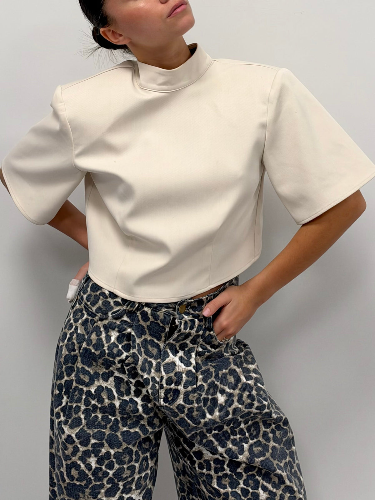 TOP « MARIE » BEIGE