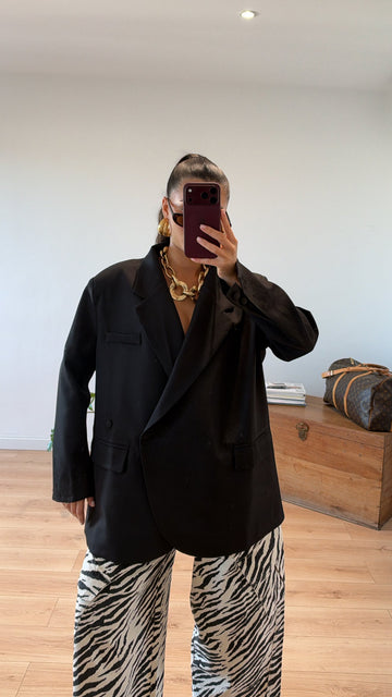 BLAZER "FLORA" NOIR PRE COMMANDE EXPÉDITION A PARTIR DU 25/10