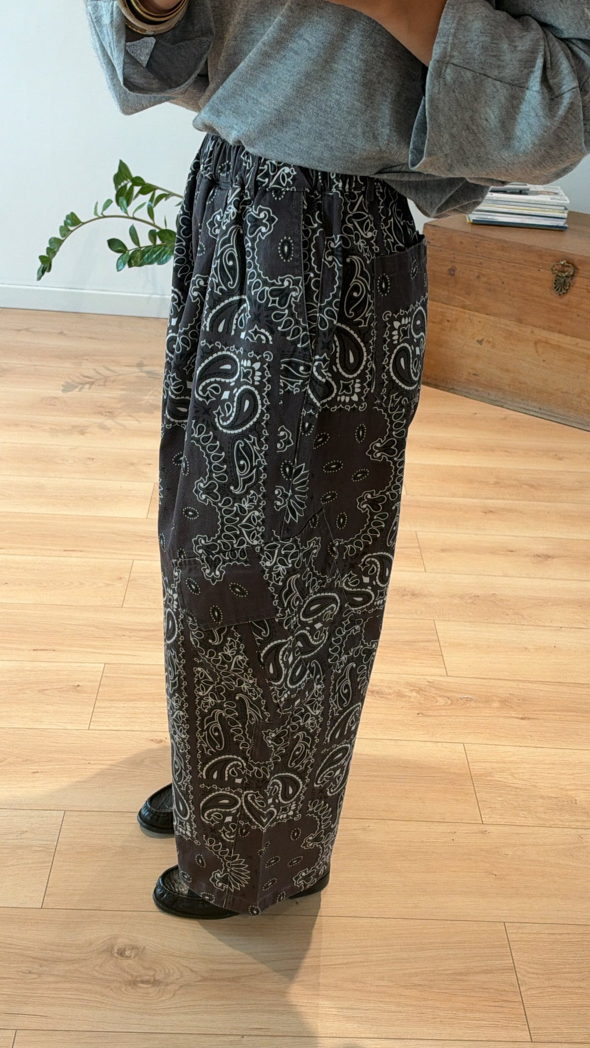 JEAN BANDANA MARRON "MATTEO"