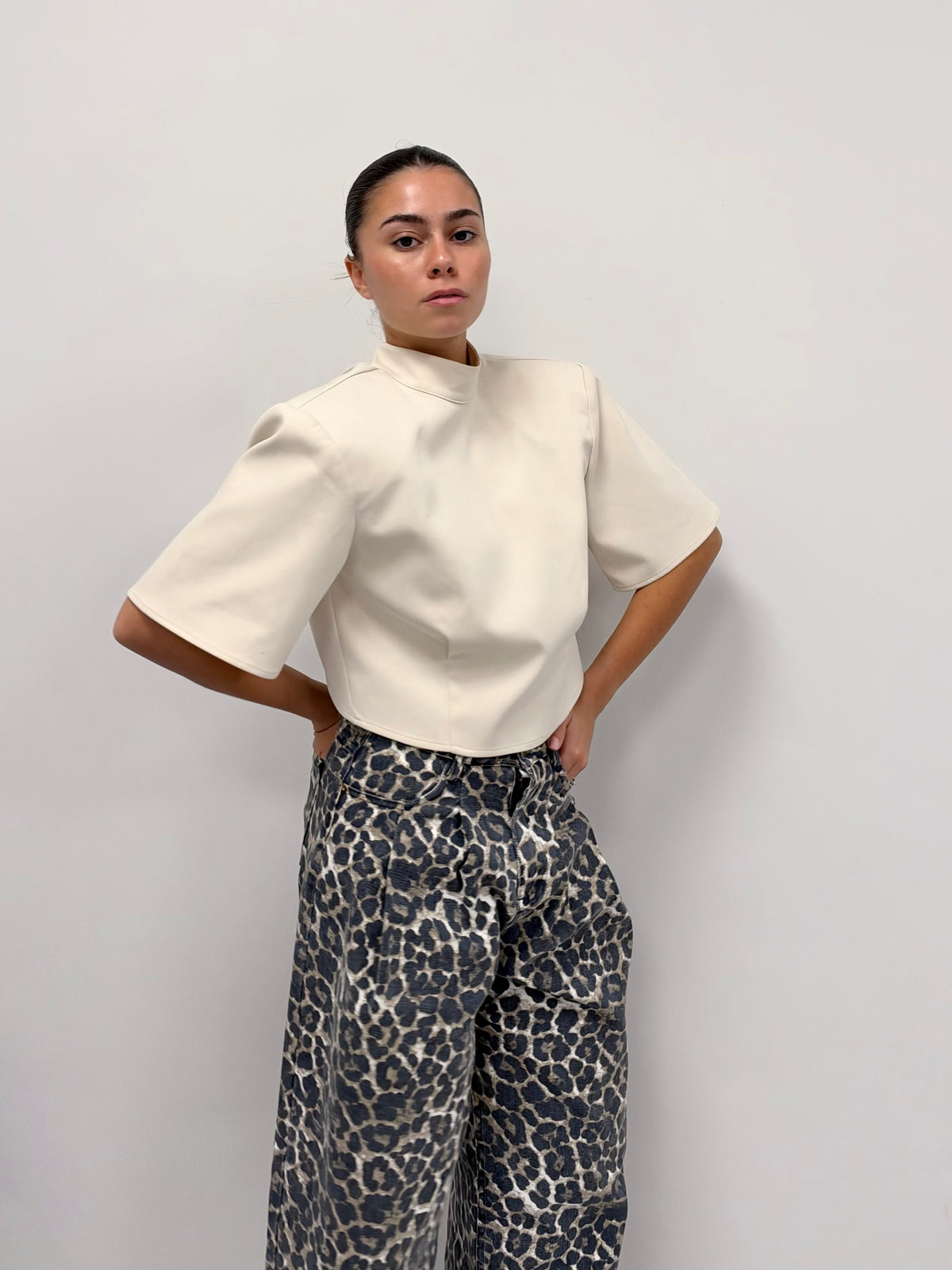 TOP « MARIE » BEIGE