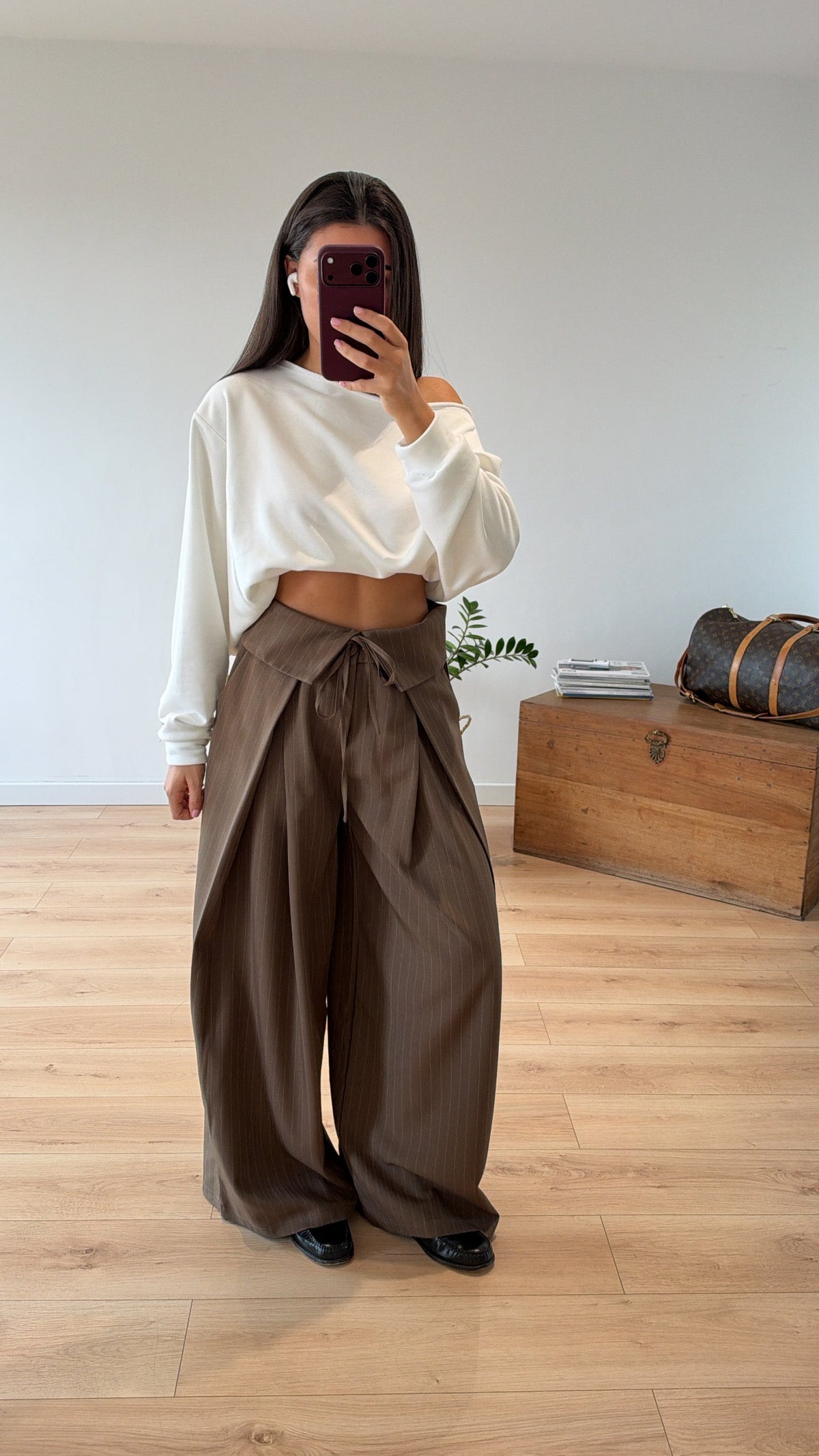 PANTALON "FLAVIE" À RAYURES TAILLE S EXPÉDITION À PARTIR DU 19/10