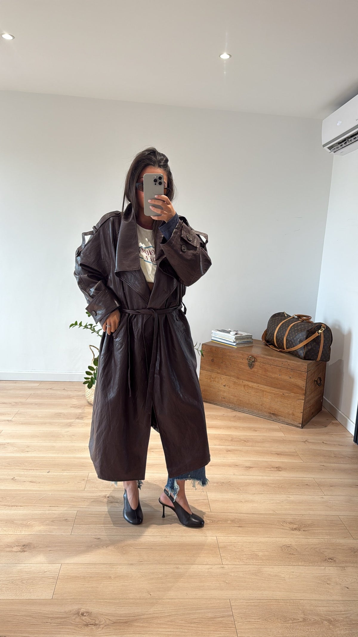 TRENCH BORDEAUX « FRED »