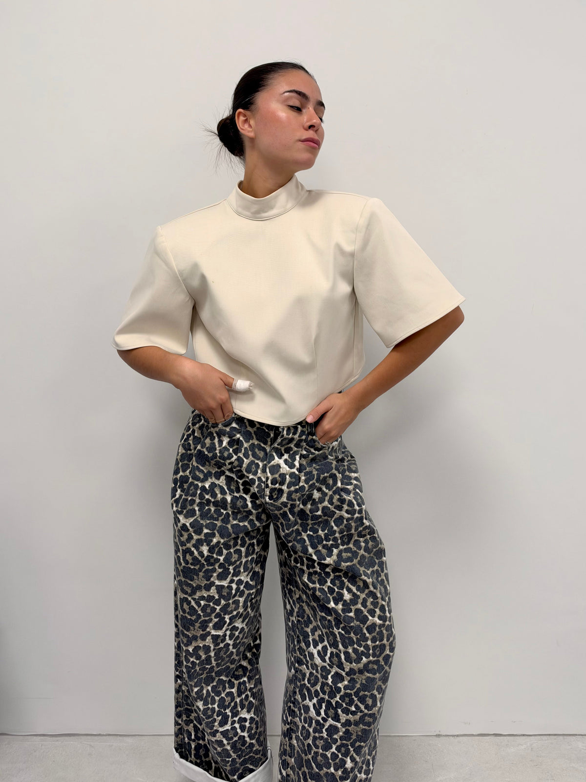TOP « MARIE » BEIGE