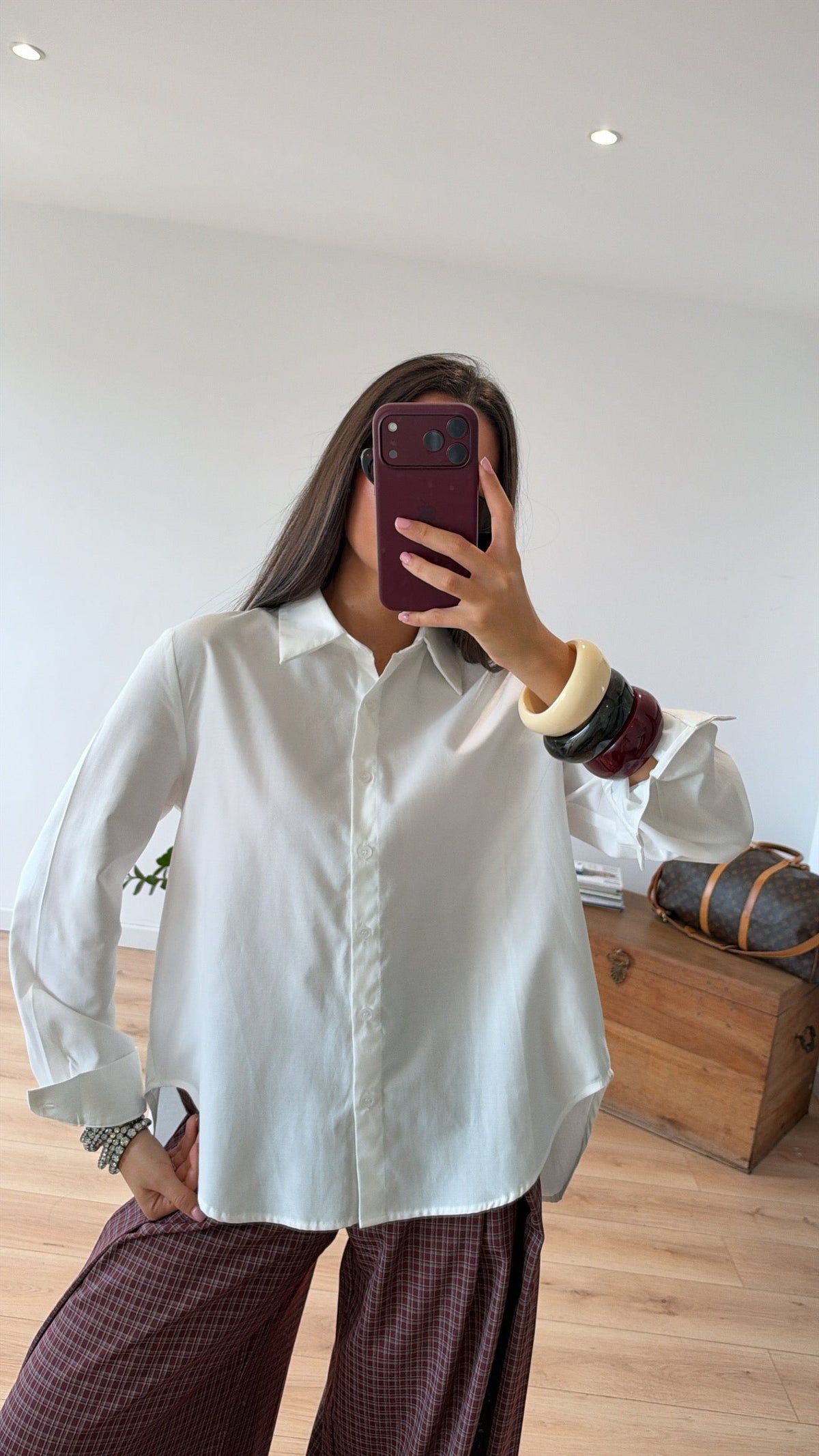CHEMISE "PAULINE" BLANCHE