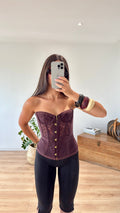 CORSET BORDEAUX 