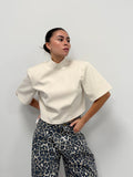 TOP « MARIE » BEIGE